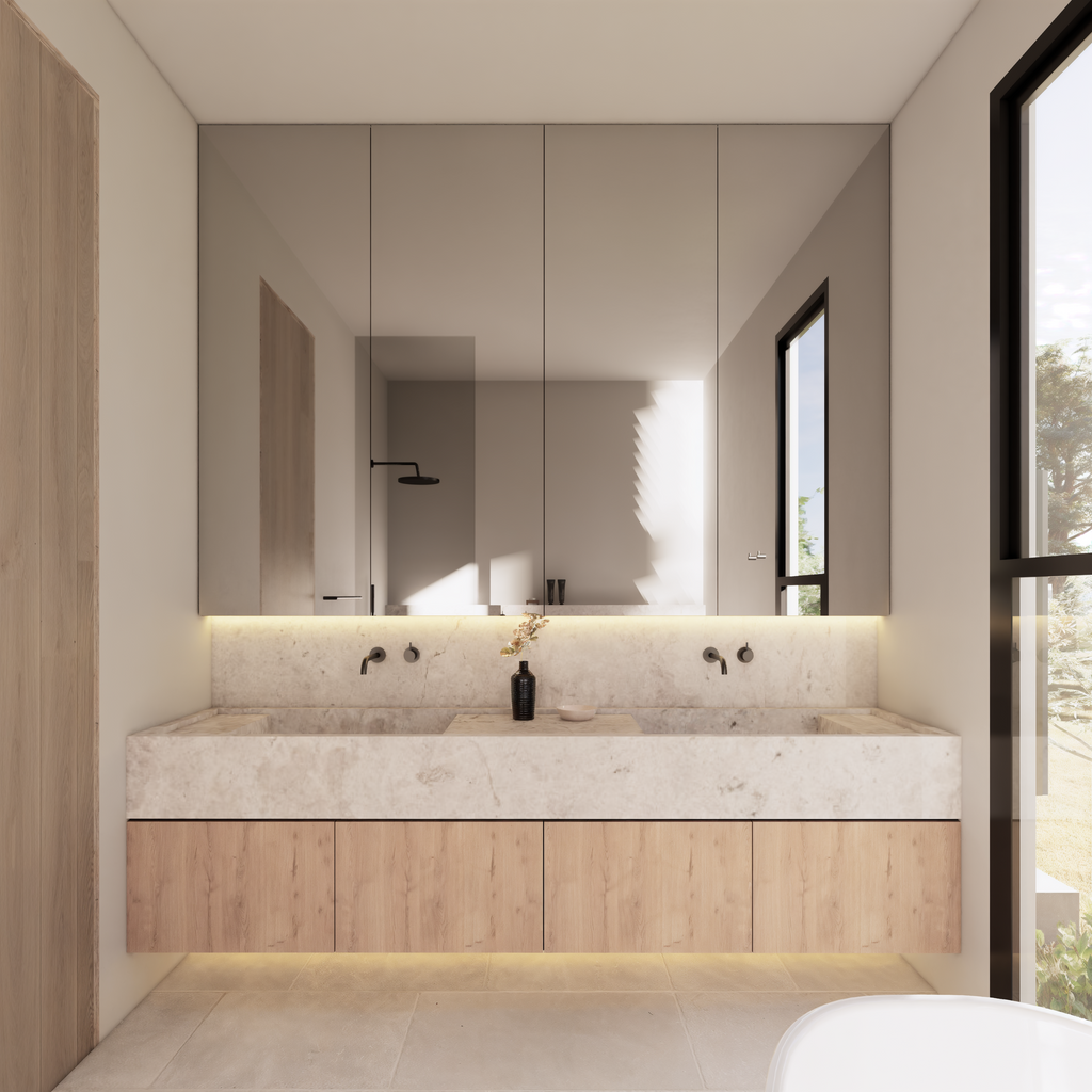 IVY CABIN - 3 BEDROOM PLAN WITH IVORY CLADDING