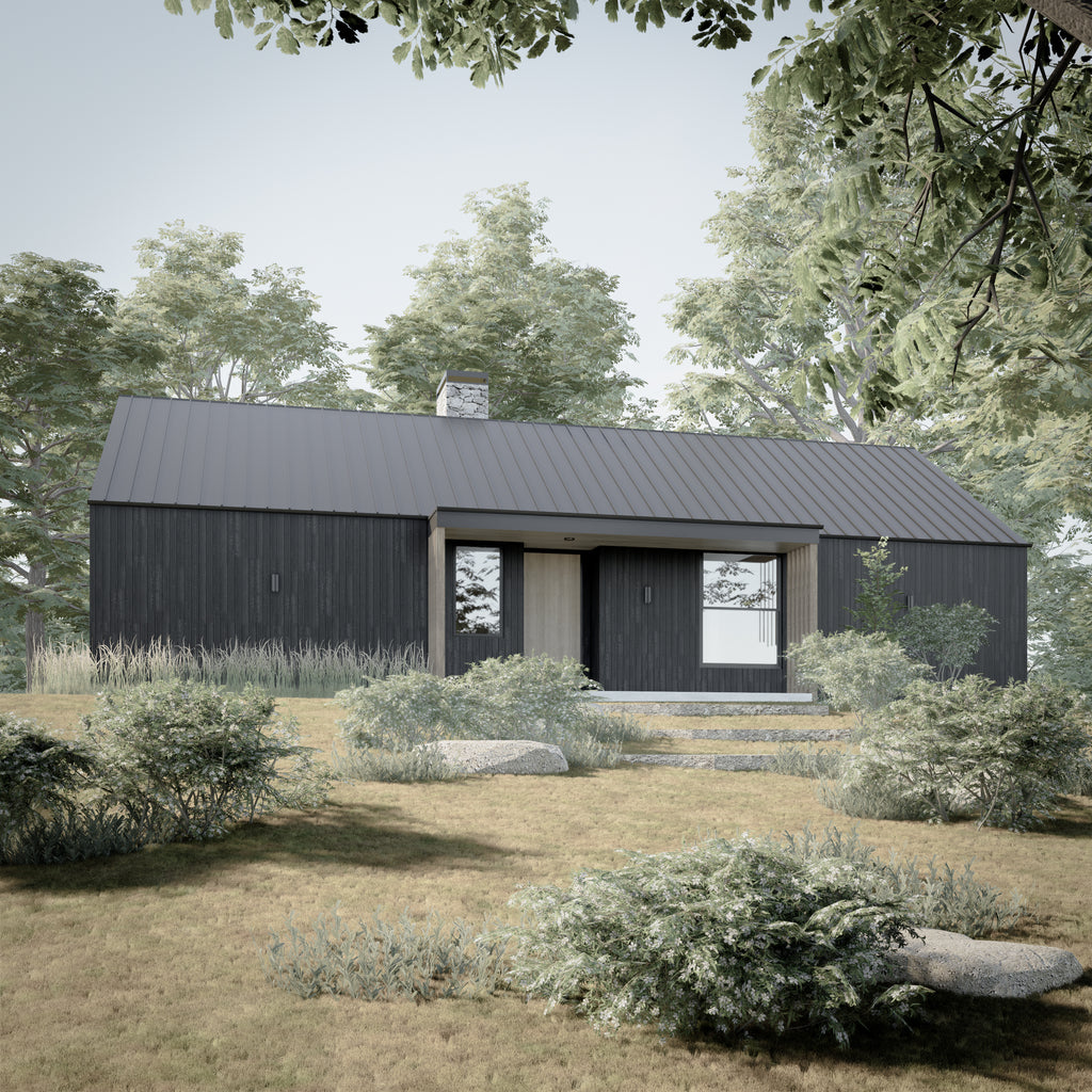 IVY CABIN - 3 BEDROOM PLAN WITH EBONY CLADDING