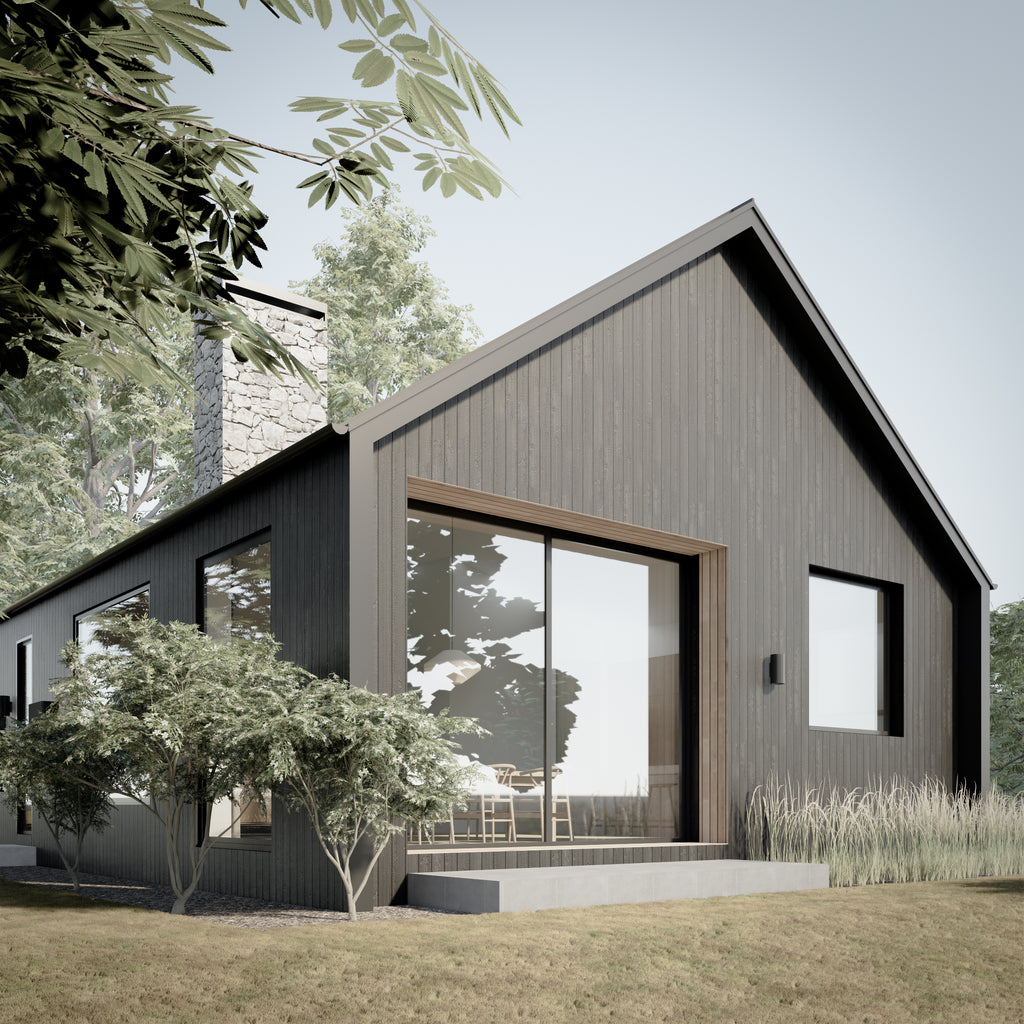 IVY CABIN - 3 BEDROOM PLAN WITH EBONY CLADDING