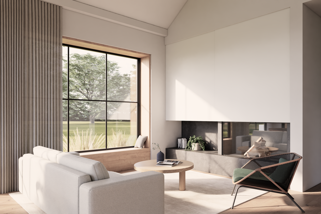 IVY CABIN - 3 BEDROOM PLAN WITH IVORY CLADDING