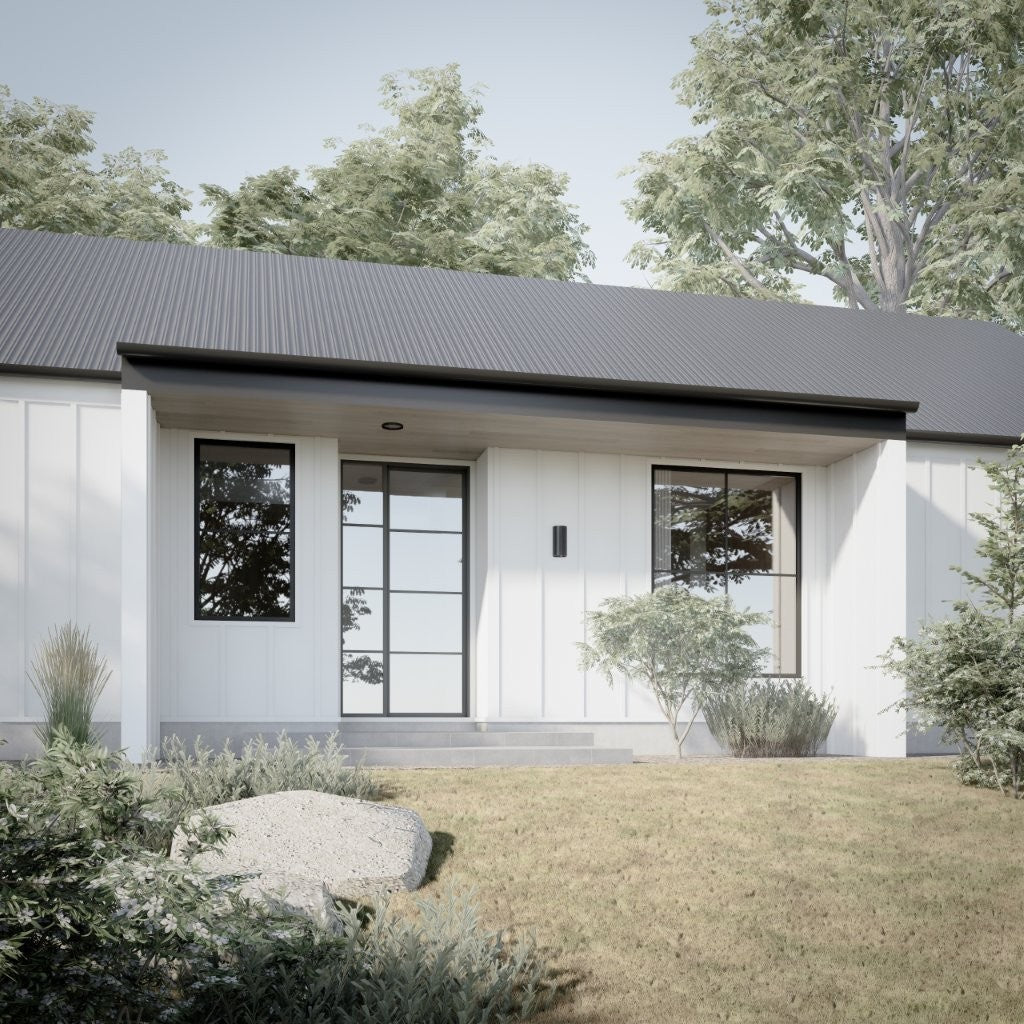 IVY CABIN - 3 BEDROOM PLAN WITH IVORY CLADDING