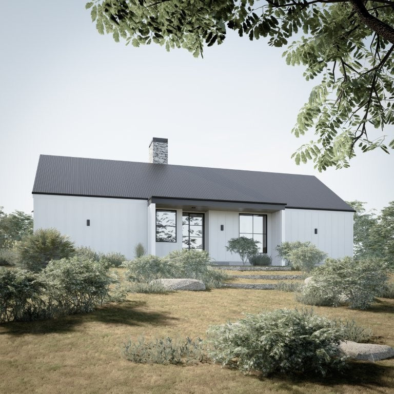 IVY CABIN - 3 BEDROOM PLAN WITH IVORY CLADDING
